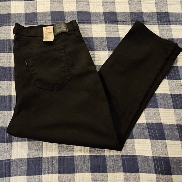 2 311 Shaping Skinny Women's Jeans 1 Black & 1 Blue‎ 24W - Picture 5 of 7